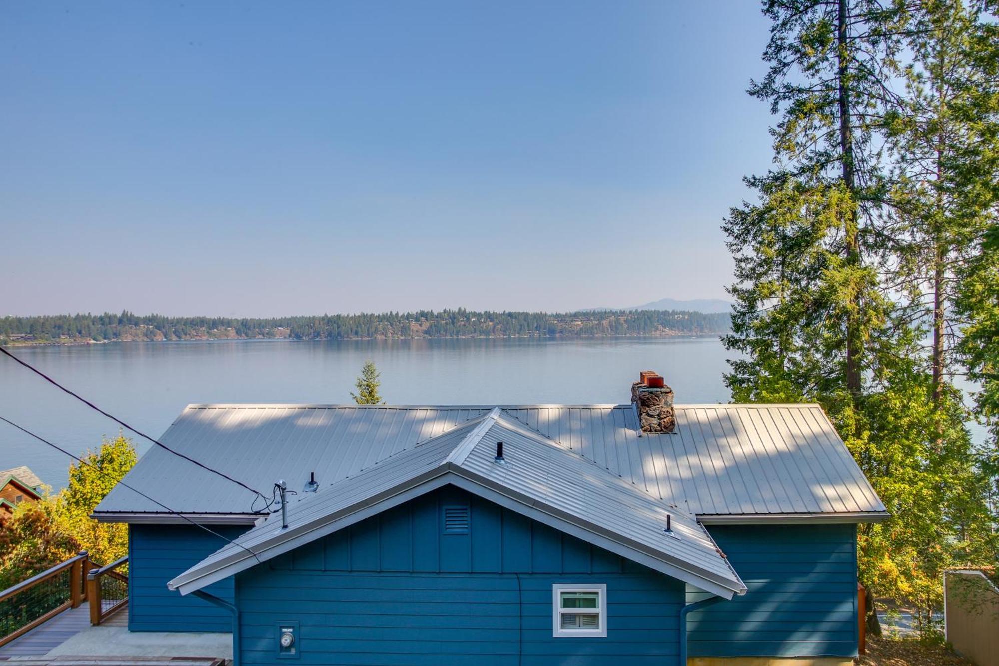 Hillside Home With Dock About 8 Mi To Coeur Dalene! Hayden Lake Exterior foto