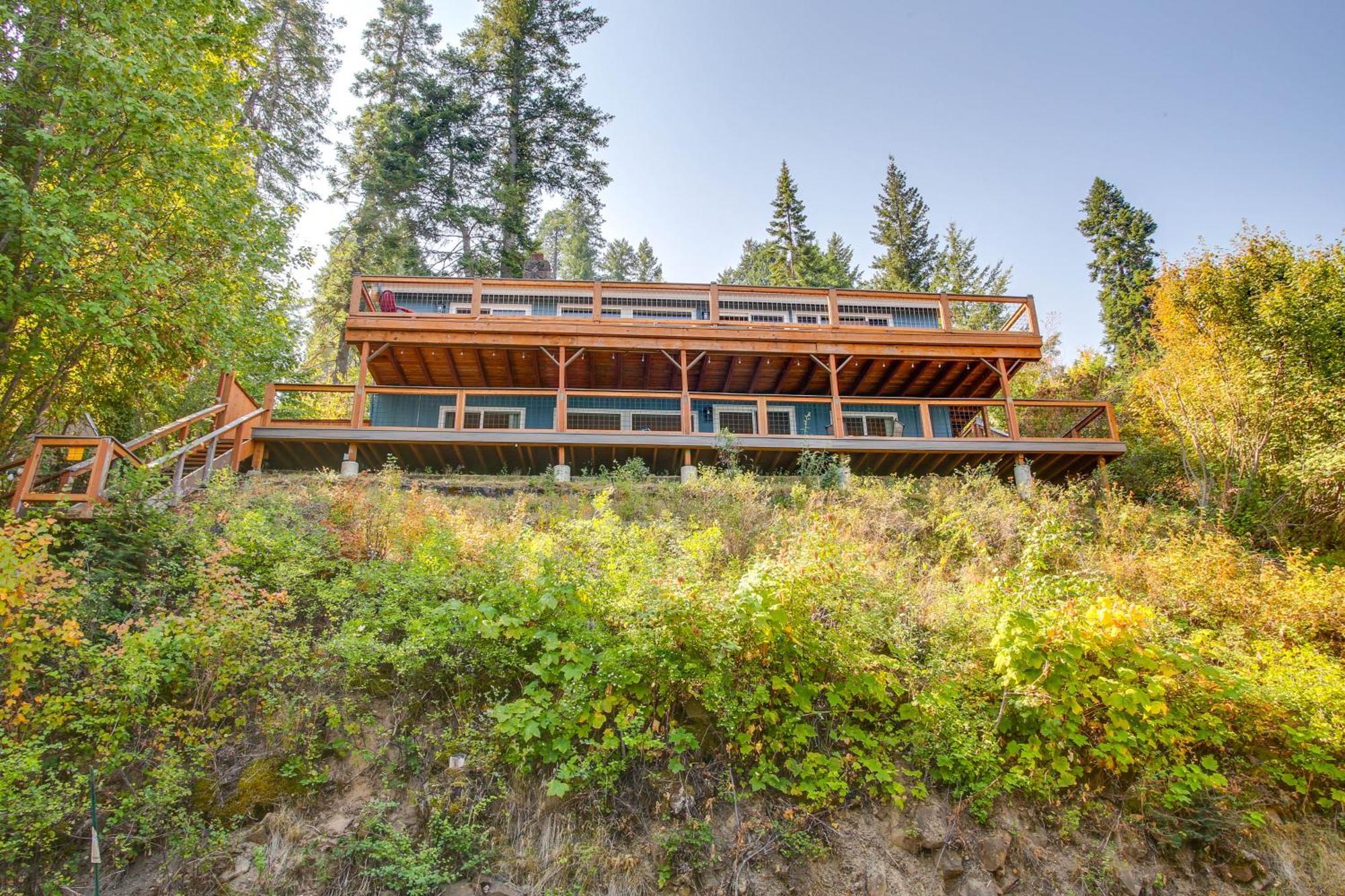 Hillside Home With Dock About 8 Mi To Coeur Dalene! Hayden Lake Exterior foto